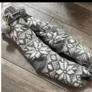 New womens slipper boot socks house shoes